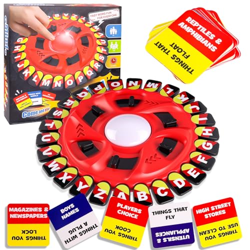 Wörter Sturm Spiel, Rasende Wörter Deutsch, Wortspiel für 2-8 Spieler ab 8 Jahren, Buchstabenspiel für Familie & Partys, Ähnlich wie Quickstop, Crack List, Hitster, Stadt Land Fluss Wörter Sturm Spiel, Rasende Wörter Deutsch, Wortspiel für 2-8 Spieler ab 8 Jahren, Buchstabenspiel für Familie & Partys, Ähnlich wie Quickstop, Crack List, Hitster, Stadt Land Fluss von OCCOUMR