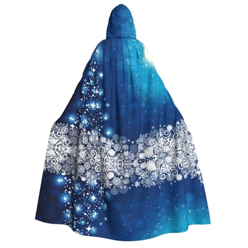 Blauer Weihnachts-Schneeflocken-Umhang für Erwachsene, geeignet für Rollenspiele auf Halloween-Partys, Tänzen usw. Blauer Weihnachts-Schneeflocken-Umhang für Erwachsene, geeignet für Rollenspiele auf Halloween-Partys, Tänzen usw. von OCELIO