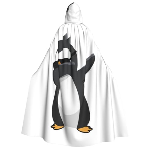 Pinguin Dabbing Adult Halloween Hooded Cloak Suitable For Role-Playing At Halloween Parties, Dances, Etc. von OCELIO