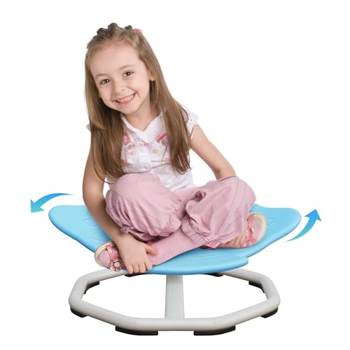 OCPO HOME Sensorischer Drehstuhl für Kinder, Sensorischer Kinderstuhl für Autismus, Balance Stuhl für Kinder, Training Physische Koordination und Gleichgewicht, 360°-Drehsitz Spielgeräte (UFO, Blau) OCPO HOME Sensorischer Drehstuhl für Kinder, Sensorischer Kinderstuhl für Autismus, Balance Stuhl für Kinder, Training Physische Koordination und Gleichgewicht, 360°-Drehsitz Spielgeräte (UFO, Blau) von OCPO HOME