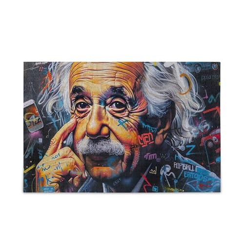 1000 Teile Puzzle Albert Einsteins Gesicht DIY Geschenk Jigsaw Puzzles mit Mesh Aufbewahrungstasche Lustig 1000 Teile Puzzle Albert Einsteins Gesicht DIY Geschenk Jigsaw Puzzles mit Mesh Aufbewahrungstasche Lustig von ODAWA