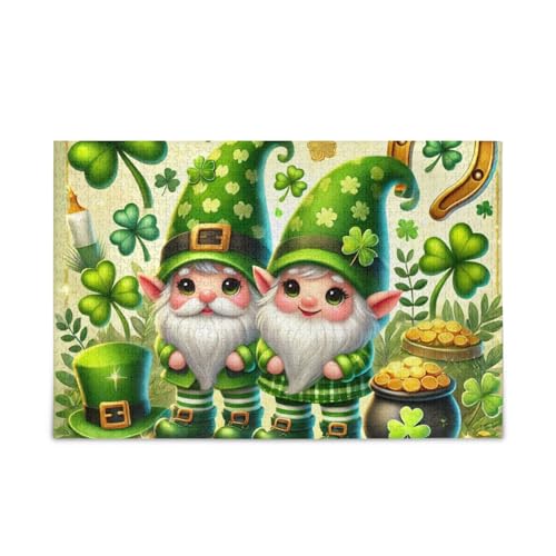 1000 Teile Puzzle Floral St. Patrick Green Jigsaw Puzzles von ODAWA