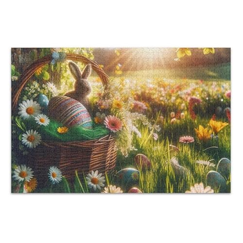 1000 Teile Puzzle Goldener Sonnenaufgang Wiese Gelb Puzzle Spiel Home Wall Artwork Lustiges Puzzle für Erwachsene von ODAWA