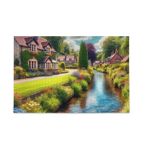 1000 Teile Puzzle Landschaft Szenen Puzzle Herausforderung Puzzle für Erwachsene von ODAWA