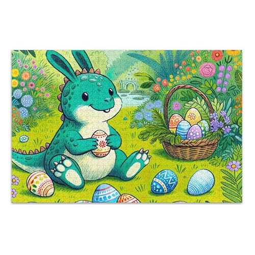 1000 Teile Puzzle Ostereier Korb Puzzle Spiel Home Wall Artwork Herausforderung Puzzle für Erwachsene von ODAWA