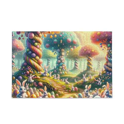 1000 Teile Puzzle Ostern Wald Gelb Puzzle für Erwachsene Familien 1000 Teile Puzzle Ostern Wald Gelb Puzzle für Erwachsene Familien von ODAWA