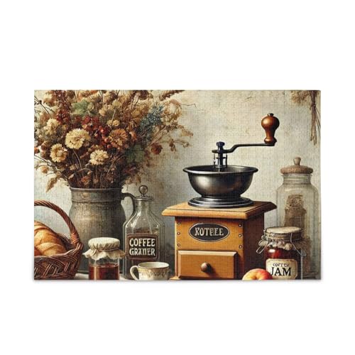 1000 Teile Puzzle Vintage Coffee Tan Herausforderung Puzzle Spiel Lustig 1000 Teile Puzzle Vintage Coffee Tan Herausforderung Puzzle Spiel Lustig von ODAWA