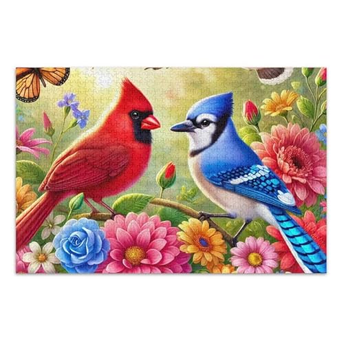 1000 Teile Puzzle Vögel Blüte Puzzle Spiel Home Wall Artwork Spaß Familie Aktivität 1000 Teile Puzzle Vögel Blüte Puzzle Spiel Home Wall Artwork Spaß Familie Aktivität von ODAWA