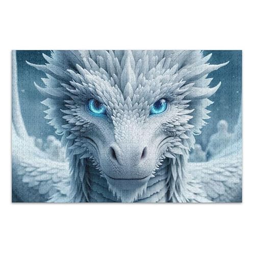 Dragon White Jigsaw Puzzle 500 Piece Jigsaw Puzzle DIY Gift Jigsaw Puzzles with Mesh Storage Bag Challenge Puzzle for Adult Dragon White Jigsaw Puzzle 500 Piece Jigsaw Puzzle DIY Gift Jigsaw Puzzles with Mesh Storage Bag Challenge Puzzle for Adult von ODAWA