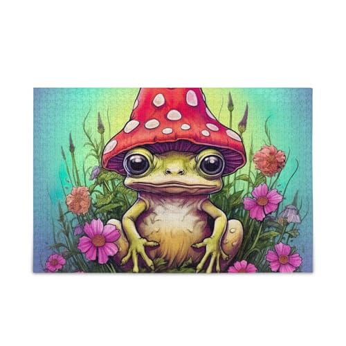 Funny Frog Green Puzzle 500 Piece Jigsaw Puzzles Jigsaw Puzzles von ODAWA
