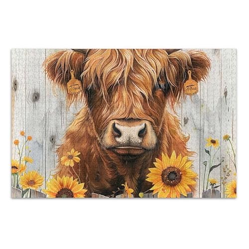Highlander Rustikales Puzzle für Erwachsene, 500 Teile, Weiß Highlander Rustikales Puzzle für Erwachsene, 500 Teile, Weiß von ODAWA
