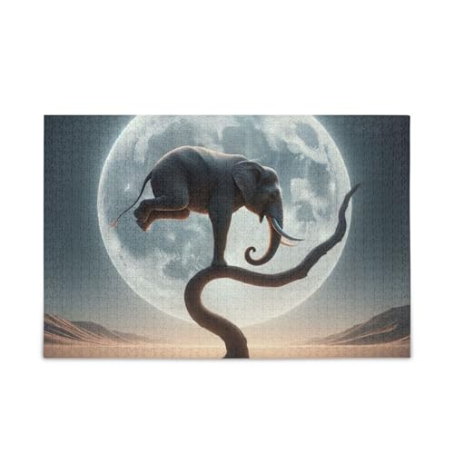 Lustiges Elefanten-Puzzle, lustige Familienaktivität, fertige Größe 74,9 x 50 cm Lustiges Elefanten-Puzzle, lustige Familienaktivität, fertige Größe 74,9 x 50 cm von ODAWA