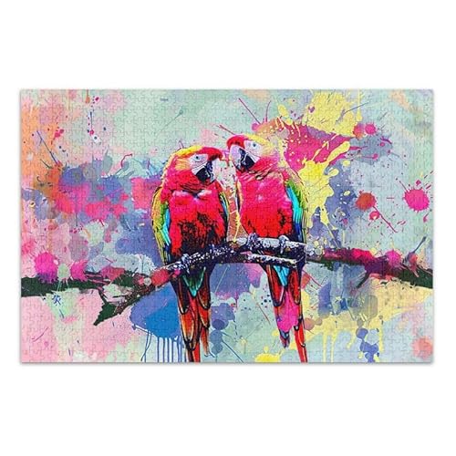 Malen Sie bunte Papageien, 500-teiliges Puzzle, Lern- und Lernpuzzles Malen Sie bunte Papageien, 500-teiliges Puzzle, Lern- und Lernpuzzles von ODAWA