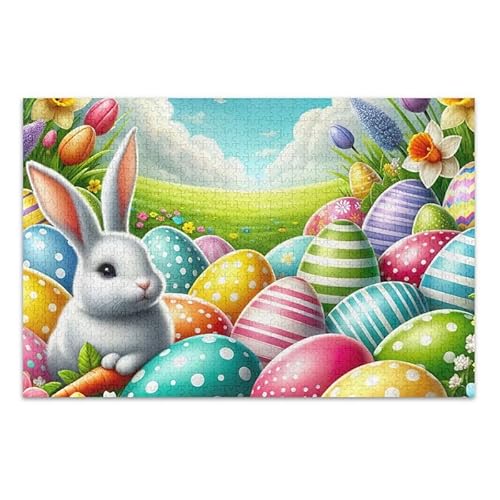 Ostereier-Puzzle, herausforderndes Puzzle-Spiel für Erwachsene und Teenager, fertige Größe 74,9 x 50 cm von ODAWA