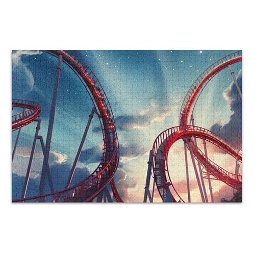 Rollercoaster Blue Jigsaw Puzzle 500 Teile Puzzle DIY Geschenk Jigsaw Puzzles mit Mesh Aufbewahrungstasche Spaß Familie Aktivität Rollercoaster Blue Jigsaw Puzzle 500 Teile Puzzle DIY Geschenk Jigsaw Puzzles mit Mesh Aufbewahrungstasche Spaß Familie Aktivität von ODAWA