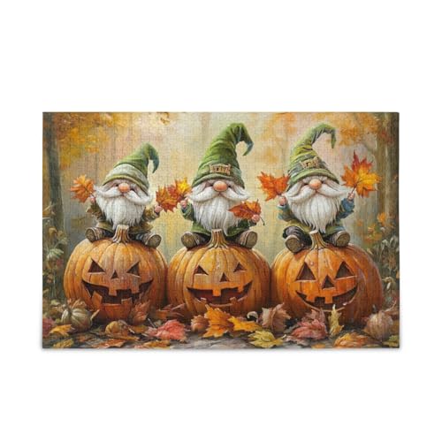 Wichtel Kürbisse Herbst Orange Puzzle Spiel Home Wall Artwork Herausforderung Puzzle für Erwachsene, Fertige Größe 74.9 cmx 50.0 cm Wichtel Kürbisse Herbst Orange Puzzle Spiel Home Wall Artwork Herausforderung Puzzle für Erwachsene, Fertige Größe 74.9 cmx 50.0 cm von ODAWA