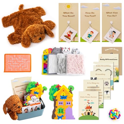 ODOXIA Beruhigungs-Ecke | Perfekt für Klassenzimmer | Sensorische Beruhigungsecke mit Gegenständen für Kinder | Beruhigungs-Ecken-Set mit Postern Calm Down Corner ODOXIA Beruhigungs-Ecke | Perfekt für Klassenzimmer | Sensorische Beruhigungsecke mit Gegenständen für Kinder | Beruhigungs-Ecken-Set mit Postern Calm Down Corner von ODOXIA