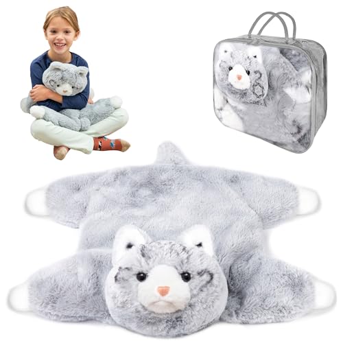 ODOXIA Beschwertes Schoßkissen Für Kinder | Beruhigt & Tröstet | Gewichtetes Kuscheltier 2 Kg | Katzeplüsch | Beschwerte Schoßdecke/Kissen Für Sensorische Störungen | Bei Autismus, Adhs, Angst | Cat ODOXIA Beschwertes Schoßkissen Für Kinder | Beruhigt & Tröstet | Gewichtetes Kuscheltier 2 Kg | Katzeplüsch | Beschwerte Schoßdecke/Kissen Für Sensorische Störungen | Bei Autismus, Adhs, Angst | Cat von ODOXIA