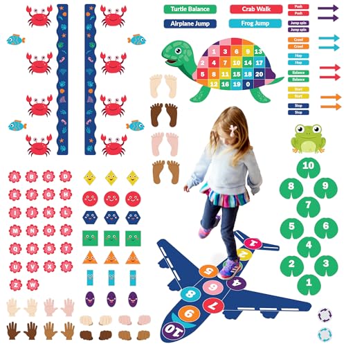 ODOXIA Sinnespfad Abziehbilder Für Den Sinnespfad Für Boden Und Wand | 173 Pädagogische Interaktive Abziehbilder Für Den Sinnespfad | Aufkleber Für Kinder Zur Sensorischen Stimulation Für Klassenraum ODOXIA Sinnespfad Abziehbilder Für Den Sinnespfad Für Boden Und Wand | 173 Pädagogische Interaktive Abziehbilder Für Den Sinnespfad | Aufkleber Für Kinder Zur Sensorischen Stimulation Für Klassenraum von ODOXIA