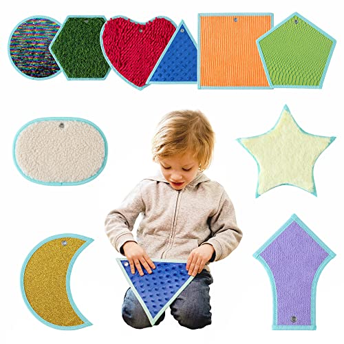 Sinnesmatten Für Autistische Kinder | Taktile Scheiben | Sensorische Fliesen | Sensorischer Teppich | Multisensorisches Textur Spielzeug | Sensory Mats (Shapes) von ODOXIA