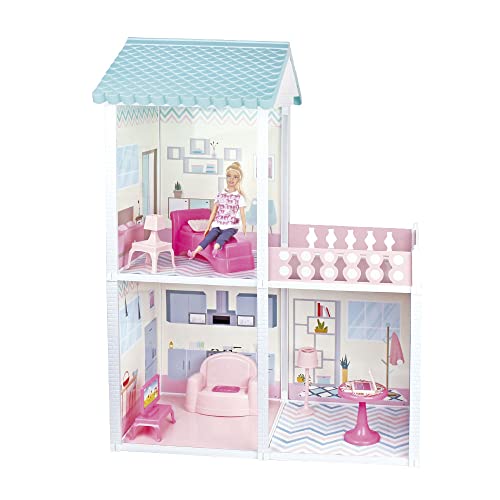City Life - Villetta mit 3 Räumen und Zubehör Größe Playset montiert 61 x 40 x 78 cm City Life - Villetta mit 3 Räumen und Zubehör Größe Playset montiert 61 x 40 x 78 cm von ODS TOYS