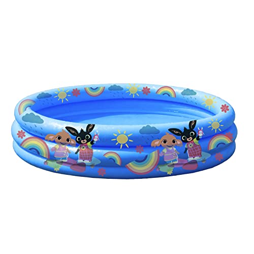 ODS - Bing, Planschbecken Baby erste Tauchgänge, aufblasbarer Planschbecken mit Ringen, 100 x 25 cm, Designs Bing Figuren, Altersempfehlung + 2 Jahre von ODS
