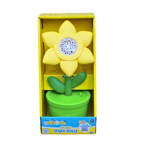 ODS Bubbler Fiore Automatischer Blasenschießer, 27 cm, Gelb und Grün, mit 2 Flaschen à 40 ml Lösung, für Kinder ab 3 Jahren ODS Bubbler Fiore Automatischer Blasenschießer, 27 cm, Gelb und Grün, mit 2 Flaschen à 40 ml Lösung, für Kinder ab 3 Jahren von ODS