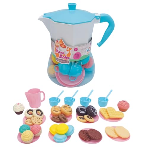 ODS - Maisonelle, Maxi Moka mit Zubehör für Kaffeepause, Produktmaße 27 x 15,4 cm. Spielzeug für Kinder, Altersempfehlung +3 ODS - Maisonelle, Maxi Moka mit Zubehör für Kaffeepause, Produktmaße 27 x 15,4 cm. Spielzeug für Kinder, Altersempfehlung +3 von ODS