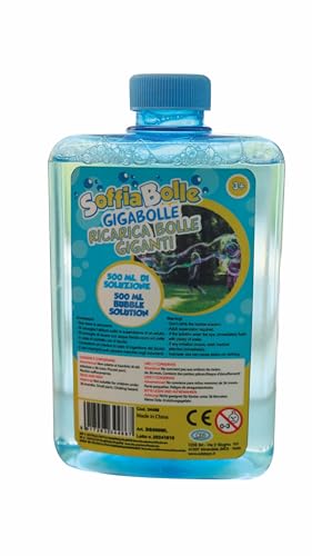 ODS - Riesige Nachfüllpackung 500 ml mit Blasen, Lösung für große und Starke Blasen, Spiel für Kinder und Aktivitäten im Freien, 34486 von ODS