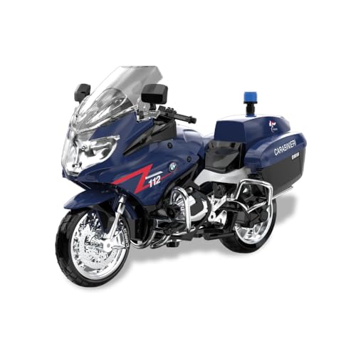ODS - Silver Wheel – Carabinieri Motorrad mit Freilädern in der Cast, BMW R1250, Maßstab 1:18, Lizenz BMW und Carabinieri, Altersempfehlung ab 3 Jahren von ODS