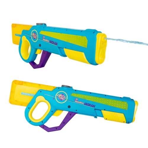 ODS - Splashmatic Indian - Automatische Wasserpistole mit Lichtern, USB-C-Aufladung, Tank 1000 ml, Reichweite 8-10 m, manuelle und automatische Bedienung mit Selbstausfall, 60 cm ODS - Splashmatic Indian - Automatische Wasserpistole mit Lichtern, USB-C-Aufladung, Tank 1000 ml, Reichweite 8-10 m, manuelle und automatische Bedienung mit Selbstausfall, 60 cm von ODS