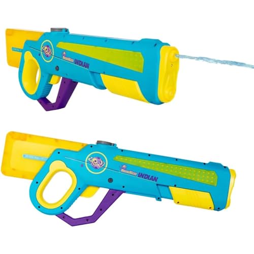 ODS - Splashmatic Indian - Automatische Wasserpistole mit Lichtern, USB-C-Aufladung, Tank 1000 ml, Reichweite 8-10 m, manuelle und automatische Bedienung mit Selbstausfall, 60 cm ODS - Splashmatic Indian - Automatische Wasserpistole mit Lichtern, USB-C-Aufladung, Tank 1000 ml, Reichweite 8-10 m, manuelle und automatische Bedienung mit Selbstausfall, 60 cm von ODS