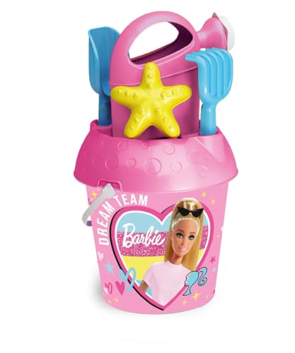 ODS - Sunday Barbie Set Meer XL mit Eimer 19 cm, Schaufel, Rechen und Gießkanne, Strandspiele für Kinder, 44892 von ODS