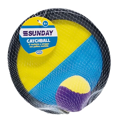 ODS - Sunday Catchball Schläger mit 2 Klett-Schlägern und weichem Ball, Durchmesser 19,5 cm, Strand Kinder und Spiele Meer, 47105 ODS - Sunday Catchball Schläger mit 2 Klett-Schlägern und weichem Ball, Durchmesser 19,5 cm, Strand Kinder und Spiele Meer, 47105 von ODS