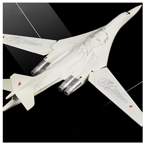 ODddot 1:200 Russische Tu-160 Legierung Modell TU-160 Weiß Schwan Bomber Militärflugzeug Modell Ornamente Spiel Geschenke,d von ODddot