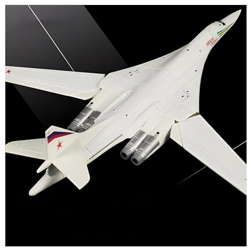 ODddot 1:200 Russische Tu-160 Legierung Modell TU-160 Weiß Schwan Bomber Militärflugzeug Modell Ornamente Spiel Geschenke,f von ODddot
