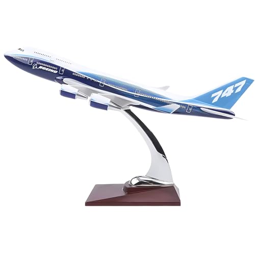 ODddot Boeing Simulierte Statische Flugzeuge Modell Flugzeug Modell Prototyp Boeing B747 Passagierflugzeug Ornamente Geschenk Sammlung Zivile Luftfahrt Passagier Simulation Geschenk,46cm von ODddot