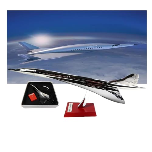 ODddot Legierung Flugzeug Modell 1/200 Concorde Überschall Passagierflugzeug Concorde Galvanik Limited Edition Druckguss Metall Simulation Endprodukt Sammlung Geschenk von ODddot