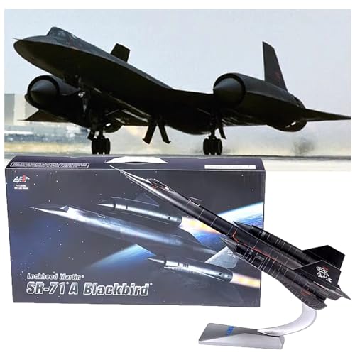 ODddot U.S. Air Force 1/72 17,7-Zoll SR-71A Blackbird High-Altitude und High-Speed-Aufklärung Flugzeuge Legierung Fertige Flugzeuge Modell Modell Sammlung Ornamente als Geschenke,7960 von ODddot