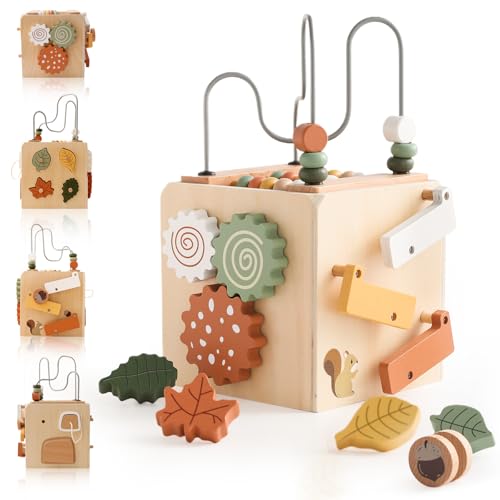 OESSUF Motorikwürfel Holz Baby Montessori Motorikspielzeug für 1 Jahr, 6-in-1 Baby holzspielzeug ab 1 Jahr Geburtstag Geschenk Mädchen Jungen 1 2 3 Jahre OESSUF Motorikwürfel Holz Baby Montessori Motorikspielzeug für 1 Jahr, 6-in-1 Baby holzspielzeug ab 1 Jahr Geburtstag Geschenk Mädchen Jungen 1 2 3 Jahre von OESSUF