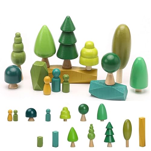 OESSUF 14 PCS Holzspielzeug - Holz Baum Deko Montessori Spielzeug, Verschiedene Größen Bäume Wald Rustikal Deko für Wohnkultur und kinderzimmer OESSUF 14 PCS Holzspielzeug - Holz Baum Deko Montessori Spielzeug, Verschiedene Größen Bäume Wald Rustikal Deko für Wohnkultur und kinderzimmer von OESSUF