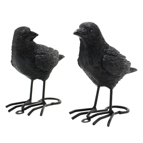 OFFAXE Statuettes Décoratives en Résine de Corbeau Simulé, Décoration Jardin Extérieur Pour Festival, Idéale Pour Jardin,Terrasse,Cour OFFAXE Statuettes Décoratives en Résine de Corbeau Simulé, Décoration Jardin Extérieur Pour Festival, Idéale Pour Jardin,Terrasse,Cour von OFFAXE