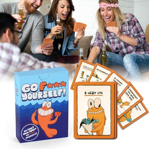 OFFCUP Kartenspiel Go F*ck Yourself Card Game Erwachsenes Lustige Partyspiel mit 48 Karten Ab 18 Jahre Lustiges Beleidigungsspiel für Paare Freundeskreis Geschenkidee für Erwachsene OFFCUP Kartenspiel Go F*ck Yourself Card Game Erwachsenes Lustige Partyspiel mit 48 Karten Ab 18 Jahre Lustiges Beleidigungsspiel für Paare Freundeskreis Geschenkidee für Erwachsene von OFFCUP