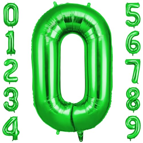 OFFCUP Zahlen Luftballon Grün, Folienballon Zahl 0, 40 Zoll Helium Ballons Geburtstagsdeko Mädchen Junge Kindergeburtstag Party Deko Ballon Zahl Deko zum Geburtstag Silvester Deko Neujahr Deko OFFCUP Zahlen Luftballon Grün, Folienballon Zahl 0, 40 Zoll Helium Ballons Geburtstagsdeko Mädchen Junge Kindergeburtstag Party Deko Ballon Zahl Deko zum Geburtstag Silvester Deko Neujahr Deko von OFFCUP