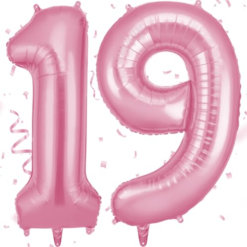 OFFCUP Zahlen Luftballon Rosa, Folienballon Zahl 19/91, 40 Zoll Helium Ballons Geburtstagsdeko Mädchen Junge Kindergeburtstag Party Deko Ballon Zahl Deko zum Geburtstag Silvester Neujahr OFFCUP Zahlen Luftballon Rosa, Folienballon Zahl 19/91, 40 Zoll Helium Ballons Geburtstagsdeko Mädchen Junge Kindergeburtstag Party Deko Ballon Zahl Deko zum Geburtstag Silvester Neujahr von OFFCUP