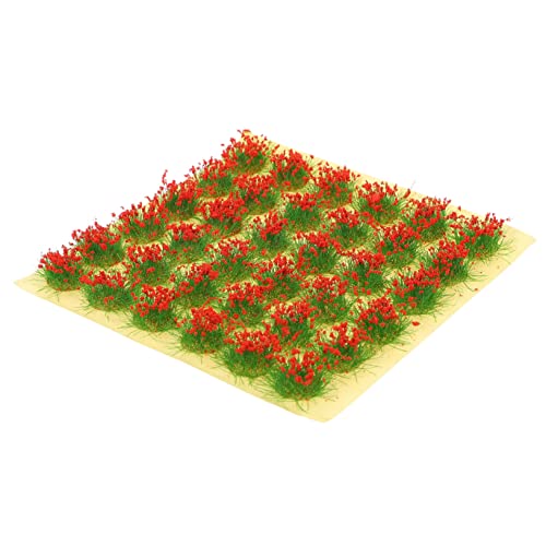 OFFIGAM 1 Blatt Grasmodell Diorama-Gras Grasfleck Mini Kunstgras Gras Künstlich Künstliche Pflanzen Im Freien Anlage Büschel Gefälschte Pflanze Gartenrasen Modelleisenbahn Gras Rot OFFIGAM 1 Blatt Grasmodell Diorama-Gras Grasfleck Mini Kunstgras Gras Künstlich Künstliche Pflanzen Im Freien Anlage Büschel Gefälschte Pflanze Gartenrasen Modelleisenbahn Gras Rot von OFFIGAM