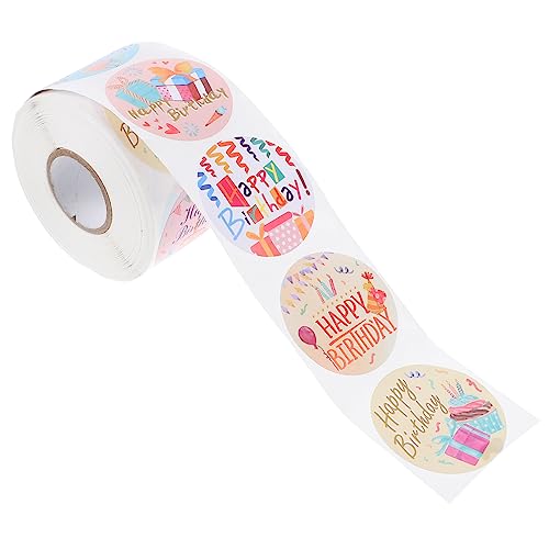 OFFIGAM 1 Rolle „Happy Birthday“ Kinderspielzeug Rollenaufkleber Anhänger Brief Siegeletiketten Aufkleber Für Geburtstagsfeiern Glückwunschaufkleber Geburtstagsaufkleber OFFIGAM 1 Rolle „Happy Birthday“ Kinderspielzeug Rollenaufkleber Anhänger Brief Siegeletiketten Aufkleber Für Geburtstagsfeiern Glückwunschaufkleber Geburtstagsaufkleber von OFFIGAM