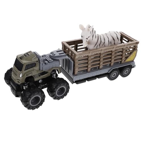 OFFIGAM 1 Satz Auto Model Auto kinderspielzeug Jungs Toys Fahrzeuge Tiermodell-LKW für Trägheitsfahrzeug Trägheitsauto Plastik von OFFIGAM
