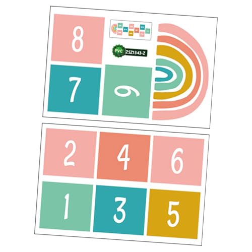 OFFIGAM 1 Satz Bodenaufkleber für Abnehmbare Bunte Zahlenaufkleber für Spiele und Lernbereiche Selbstklebend für Spielzimmer Kindergarten und Kinderzimmer OFFIGAM 1 Satz Bodenaufkleber für Abnehmbare Bunte Zahlenaufkleber für Spiele und Lernbereiche Selbstklebend für Spielzimmer Kindergarten und Kinderzimmer von OFFIGAM