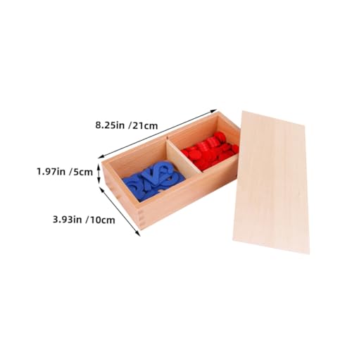 OFFIGAM Frühes Lernspielzeug Für Jungen Und Mädchen Mathematik Pädagogische Werkzeuge Holz Lehrspielzeug Zählen Sicher von OFFIGAM